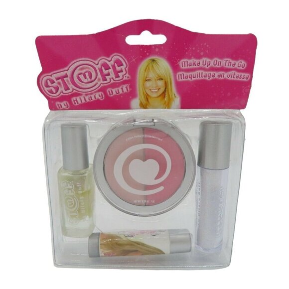 Y2K Stuff by Hilary Duff Makeup On the Go Kit Shimmer Balm Lip Gloss Polish NEW - Picture 1 of 6